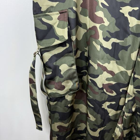 New Camo Cargo Nina Parker Straight Leg Pants Plus Size 18W High Rise Gorpcore - Picture 4 of 13